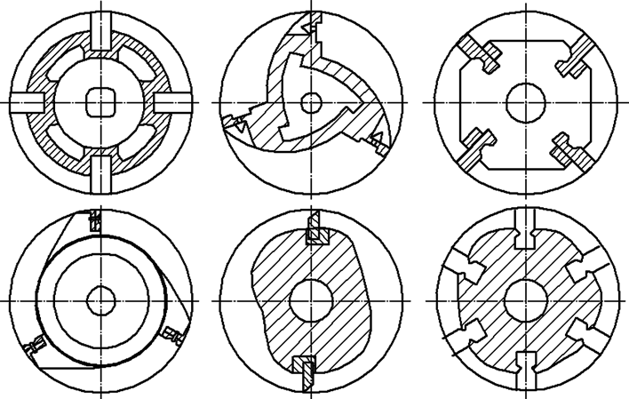Конструкции роторов роторных дробилок