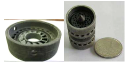 Примеры керамических изделий, изготовленных с помощью принтера компании Phenix 