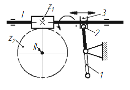 Схема червячного суммирующего механизма