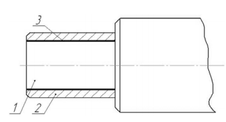 Схема установки тонкостенной втулки на цапфе вала