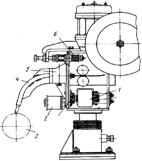 Схема вибродугового аппарата ВДГ-3