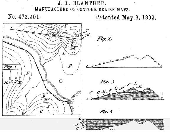 Blanther J.E. Патент США 473901, выдан 03.05.1892 г