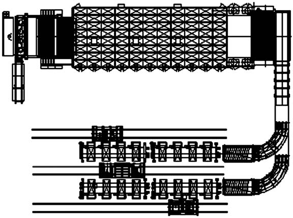 Схема организации участка сушки и сортировки шпона
