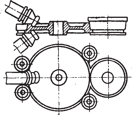 Схемы получения обода железнодорожных колес