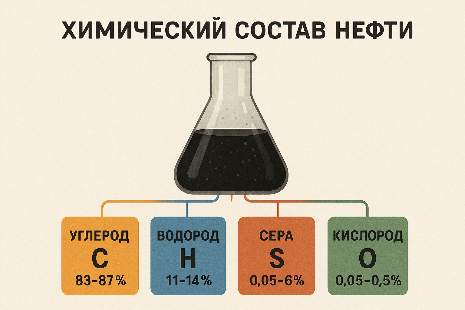 основные вещества в составе нефти