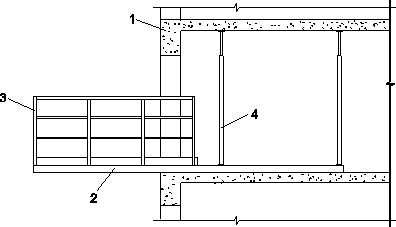 Схема установки выносной грузовой площадки