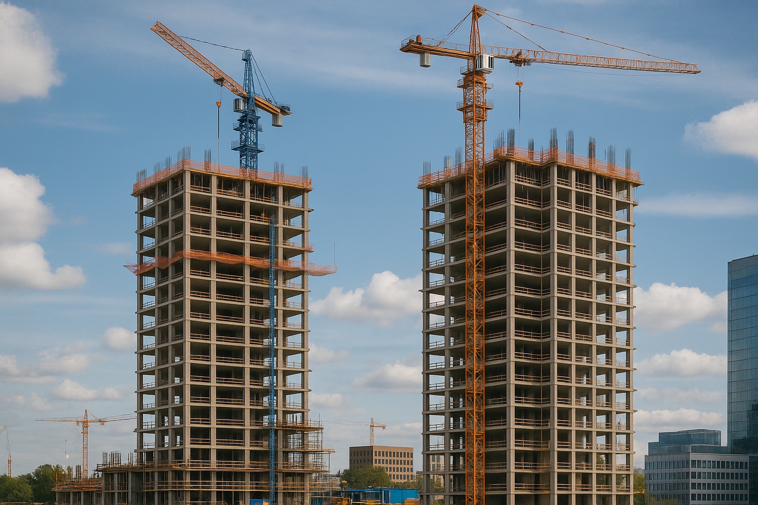 возведение высотных зданий