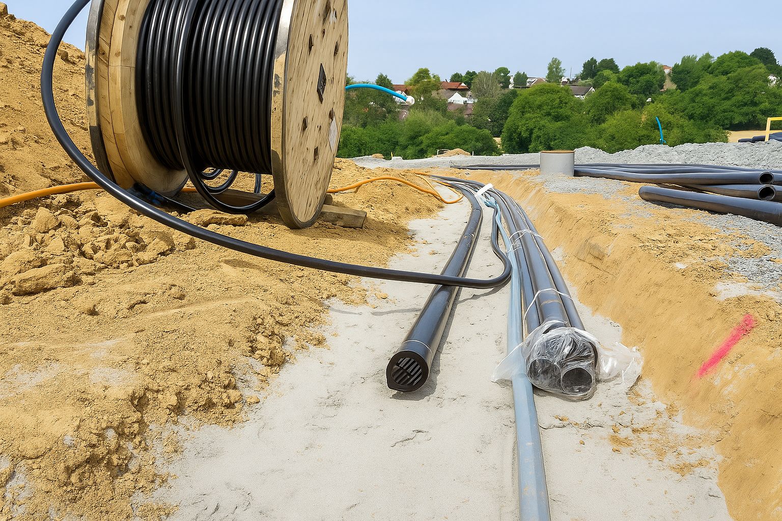 прокладка Кабельной линии