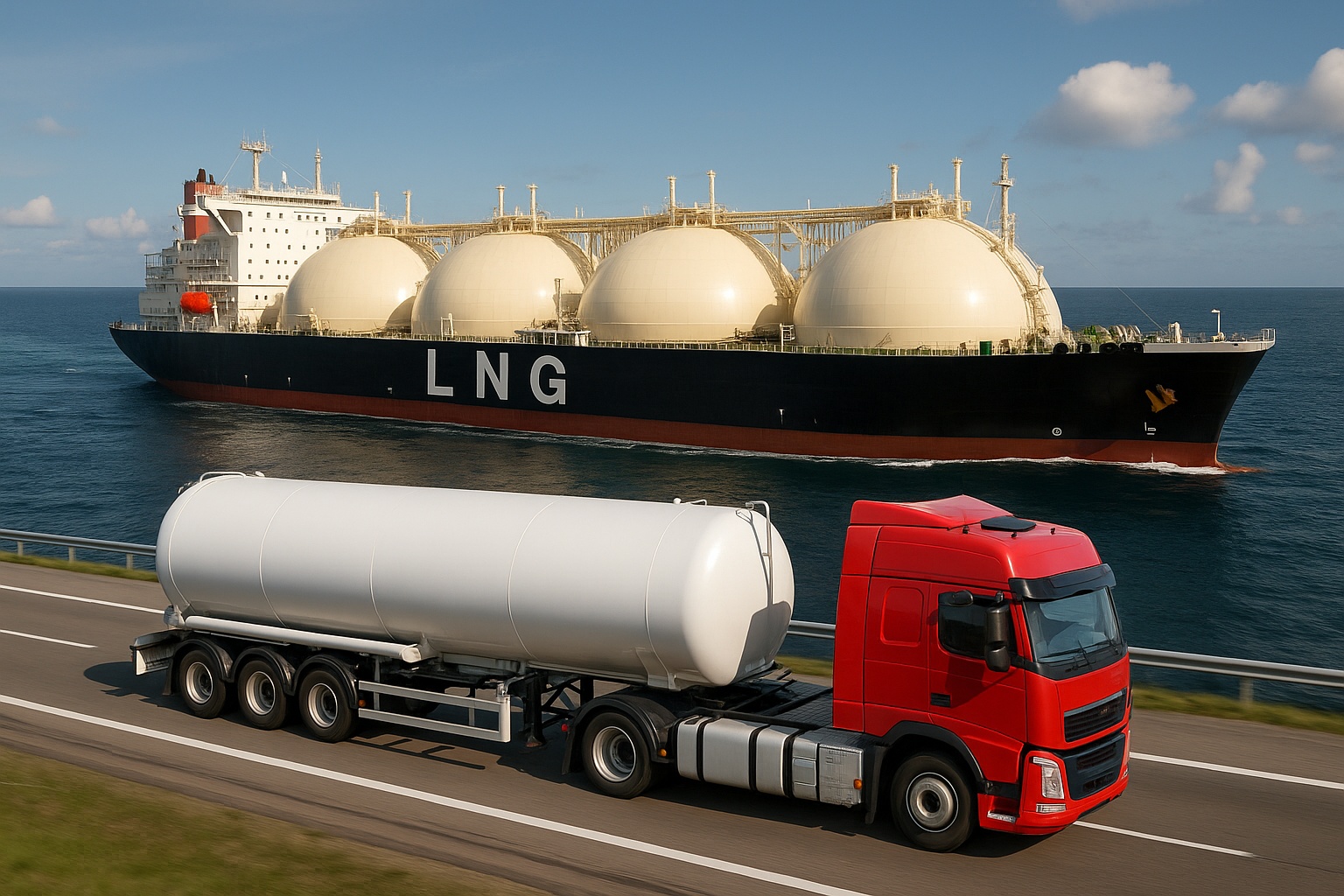 транспортировка сжиженного природного газа (СПГ / LNG)