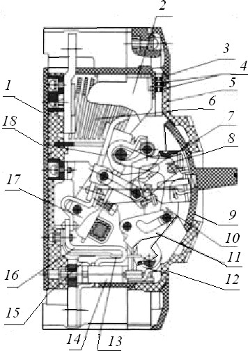 Устройство автоматического выключателя ВА 04-36