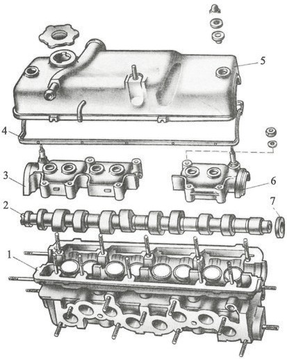 Головка цилиндров двигателя ВАЗ-2108