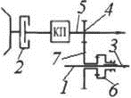 Схема синхронного привода ВОМ