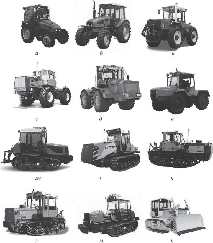 Типаж тракторов