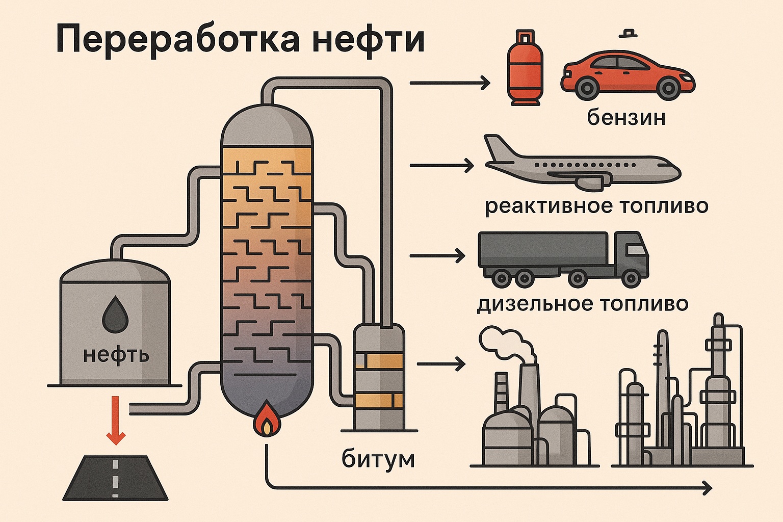 переработка нефти