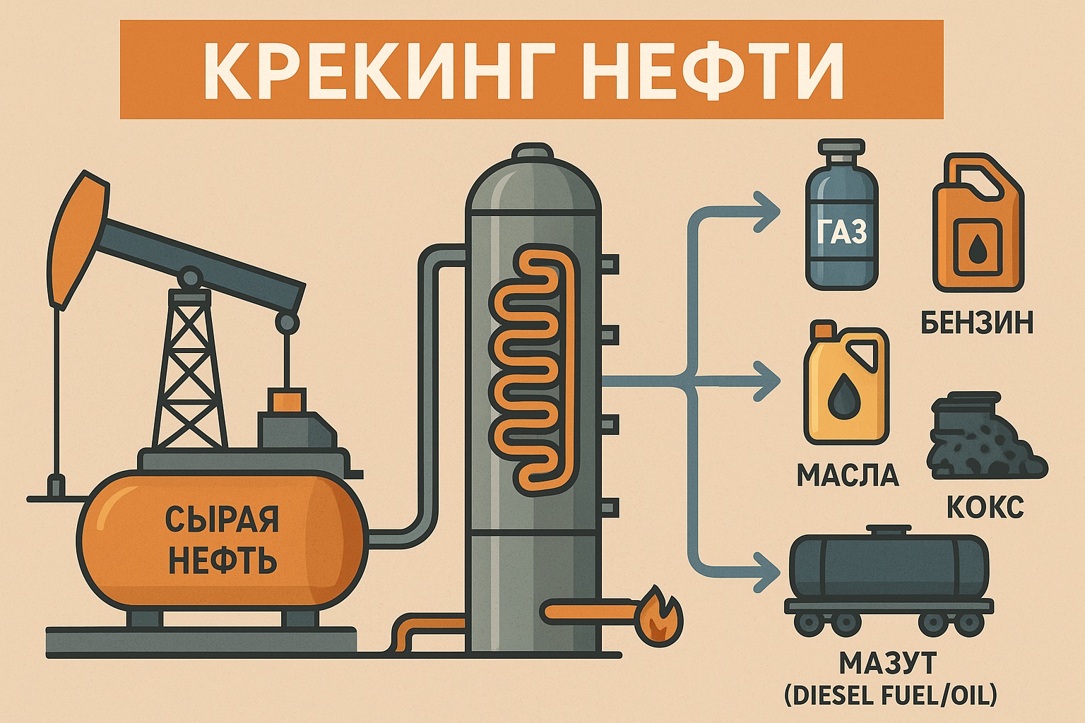 крекинг нефти