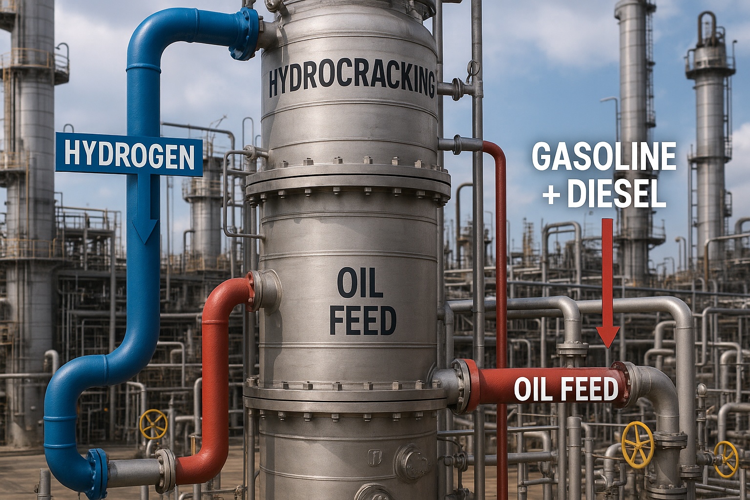 Гидрокрекинг нефти